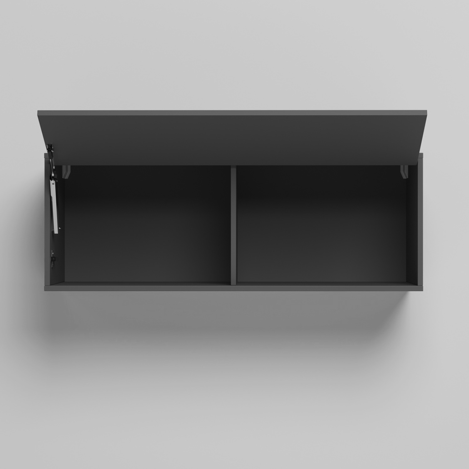 NORDIC overskab, lav model, 110cm – farve Skab: Eg Sonoma, Front: Vild Eg