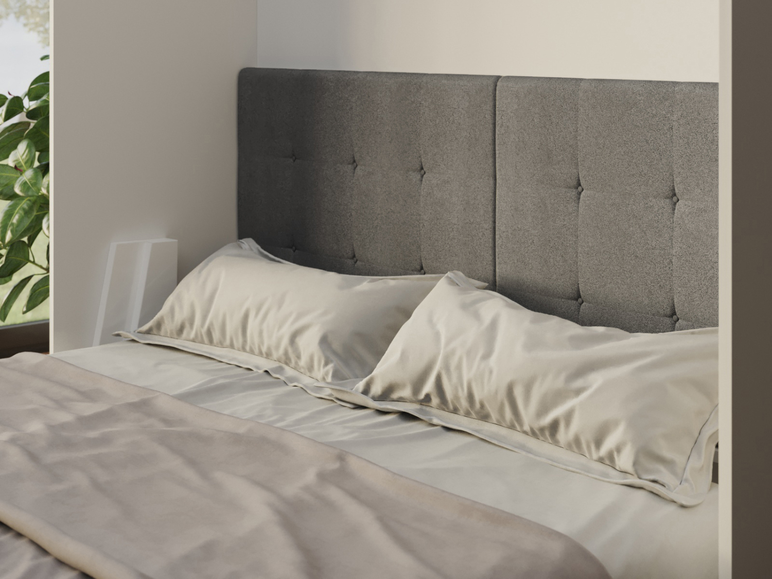 Sengegavl til M1 skabsseng, 180cm - farve Skab: Vild Eg, Front: Vild Eg