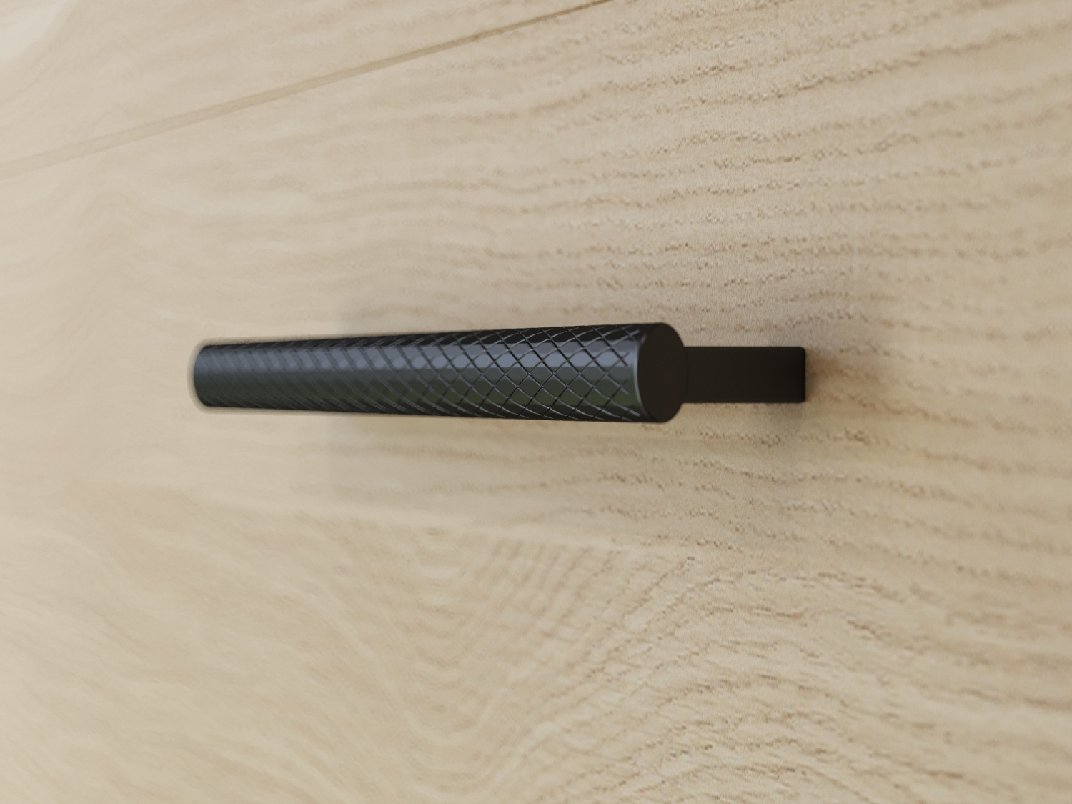 M1 skabsseng, høj model 160x200cm - farve Skab: Antracit, Front: Kejser eg