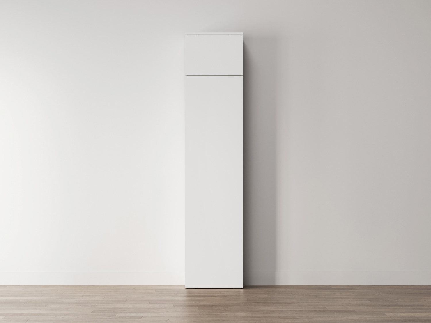 M1 skab, høj model, 50cm - farve Skab: Grå, Front: Antracit